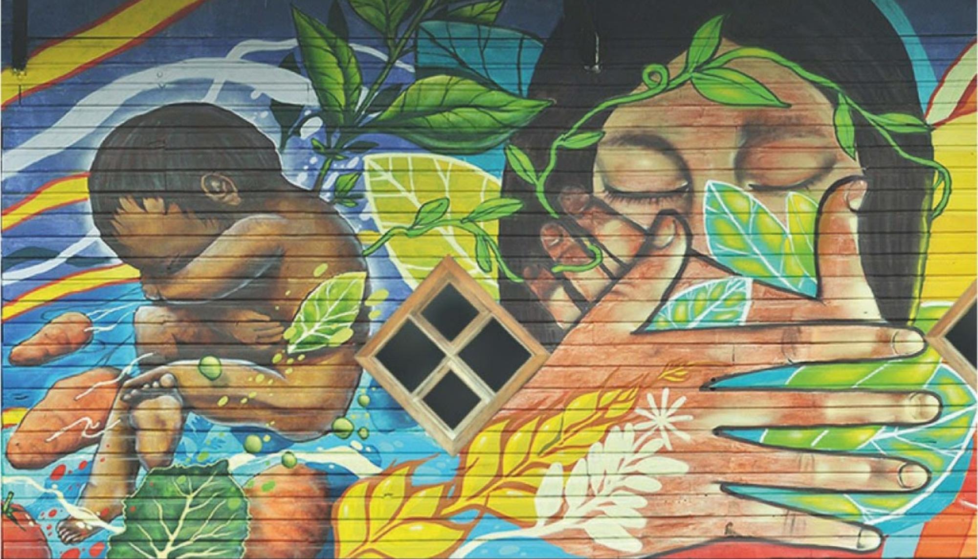 Mural Trafikintuwe - Chile